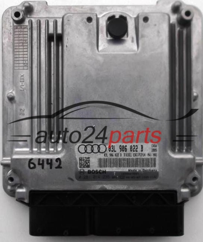 MOTORSTEUERGERÄT ECU STEUERGERAT AUDI A4 2.0 TDI BOSCH 0 281 014 235, 0281014235, 03L 906 022 B, 03L906022B