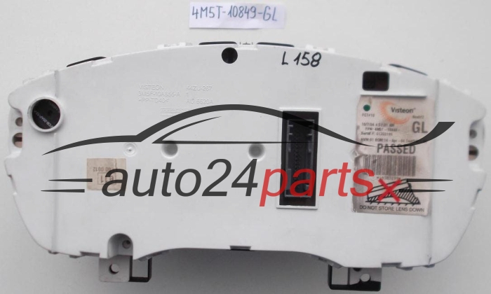 ZESPÓŁ WSKAŹNIKÓW ZEGARY PRĘDKOŚCIOMIERZ LICZNIK FORD C-MAX VISTEON 4M5T-10849-GL, 4M5T10849GL