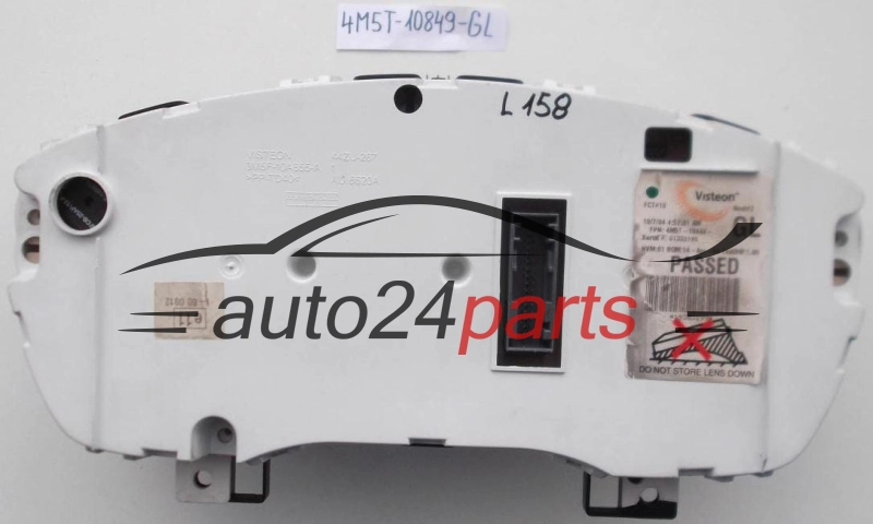 ZESPÓŁ WSKAŹNIKÓW ZEGARY PRĘDKOŚCIOMIERZ LICZNIK FORD C-MAX VISTEON 4M5T-10849-GL, 4M5T10849GL
