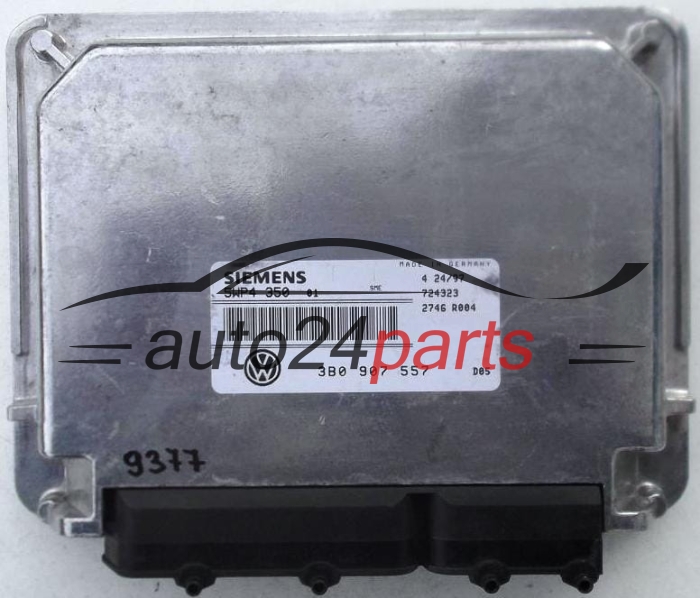 KOMPUTER STEROWNIK SILNIKA VW VOLKSWAGEN PASSAT 1.6, SIEMENS 5WP4 350, 5WP4350, 3B0 907 557, 3B0907557 