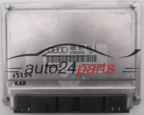KOMPUTER STEROWNIK SILNIKA AUDI A6 2.5 TDI 4B0907401E, 4B0 907 401 E, BOSCH 0281001833, 0 281 001 833 MOTORSTEUERUNG D41 28RTE220