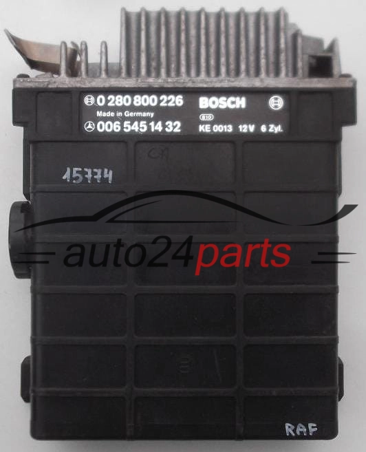 KOMPUTER STEROWNIK SILNIKA MERCEDES W124 BOSCH 0 280 800 266, 0280800266, 006 545 14 32, 0065451432