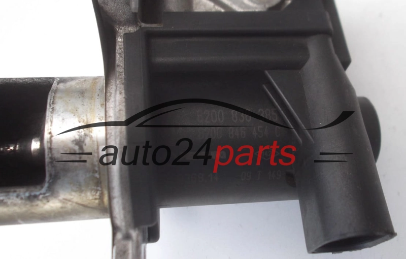 CHŁODNICA RADIATOR ZAWORU RECYRKULACJI SPALIN EGR RENAULT DACIA NISSAN 1.5 DCI 8200836385, 8200846454