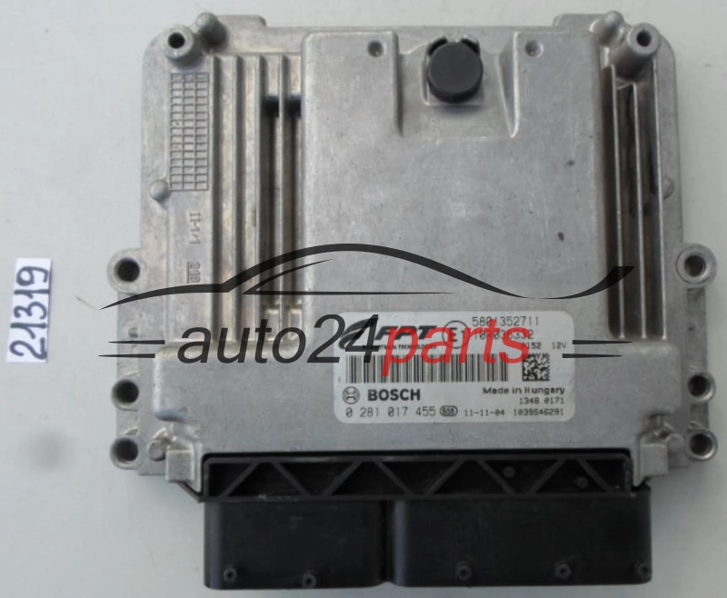 CALCULATEUR MOTEUR IVECO DAILY 2.3HPI BOSCH 0 281 017 455, 0281017455, 5801352711