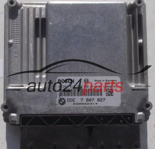 CALCULATEUR MOTEUR BMW 3 BOSCH 0 281 013 536,  DDE 7 807 827