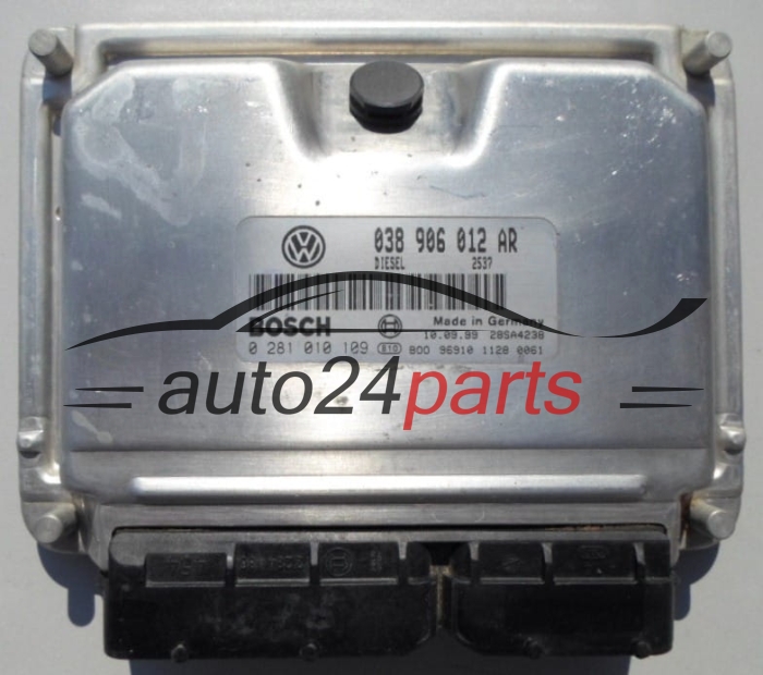 CALCULATEUR MOTEUR VOLKSWAGEN POLO 1.9 SDI AGD BOSCH 0 281 010 109,  038 906 012 AR