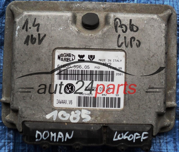 KOMPUTER STEROWNIK SILNIKA VW VOLKSWAGEN LUPO POLO 1.4 16V AHW IAW4AV.V6, IAW4AVV6, 036 906 014 CD, 036906014CD, 61600.396.05