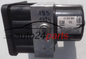 POMPE HYDRAULIQUE ET CALCULATEUR d'ABS OPEL ASTRA H ZAFIRA B GM 13 244 860 BJ, 13244860, ATE 10.0208-0294.4, 10020802944, 10.0960-0592.3, 10096005923