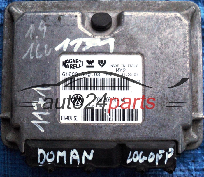 KOMPUTER STEROWNIK SILNIKA SEAT LEON 1.6 036 906 014 AQ, 036906014AQ, 61600.520.03, IAW4CV.S1, IAW4CVS1