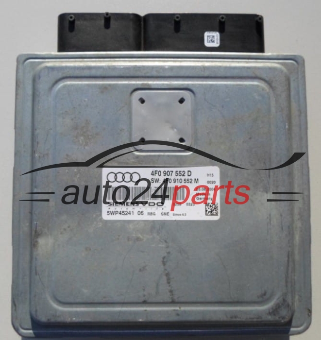 MOTORSTEUERGERÄT ECU STEUERGERAT AUDI A6 2.4 SIEMENS VDO 5WP4524106, 4F0907552D, 4F0910552M