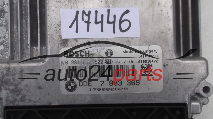 KOMPUTER STEROWNIK SILNIKA BMW SERII 3 E90/91 320 5 E60/E61 530 3.0 DIESEL BOSCH 0281013500, 0 281 013 500, DDE 7803369
