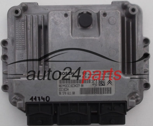 : KOMPUTER STEROWNIK SILNIKA CITROEN PEUGEOT 1.4 HDI BOSCH 0 281 011 861, 0281011861, 96 570 611 80, 9657061180, 9654490280 