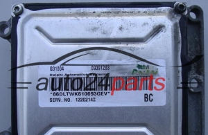 MOTORSTEUERGERÄT ECU STEUERGERAT OPEL ASTRA VECTRA ZAFIRA 2.2 Z22SE 09391283 DLTW, 09391283DLTW