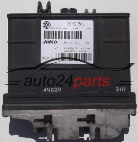 Getriebesteuergerät Steuergerät Automatik Getriebe  VOLKSWAGEN Jatco ADC103.04, 09B 927 750 L