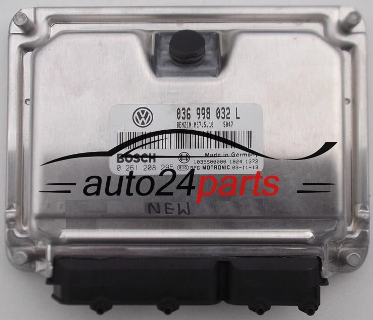 KOMPUTER STEROWNIK SILNIKA VW VOLKSWAGEN GOLF 1.4 BOSCH 0261208295, 036998032L