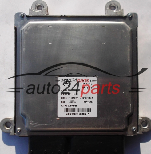 ECU CENTRALITA DE MOTOR MERCEDES W211 DELPHI 28328588 A6519007401, A6519011801