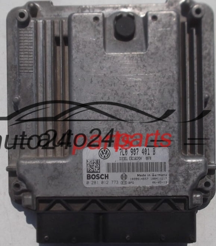 ECU CENTRALITA DE MOTOR VW VOLKSWAGEN TOUAREG 3.0 TDI BOSCH 0 281 012 773, 0281012773, 7L0 907 401 B, 7L0907401B