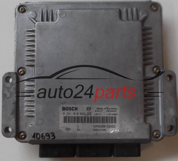 KOMPUTER STEROWNIK SILNIKA RENAULT LAGUNA F9Q BOSCH 0281010482 / 0 281 010 482 / HOM8200126462
