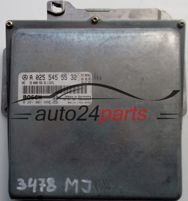calculateur moteur pour mercedes w210 e300 3.0 tdi