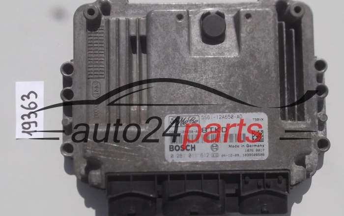 KOMPUTER STEROWNIK SILNIKA FORD 1.6 TDCI BOSCH 0 281 011 612, 0281011612, FoMoCo 5S61-12A650-AD, 5S6112A650AD -