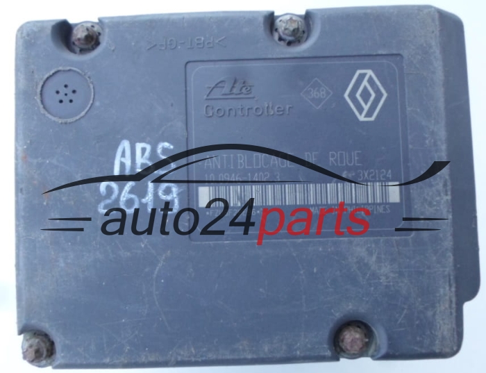 ABS POMPA I STEROWNIK RENAULT LAGUNA 7700 424 520, 7700424520, 56TE2AAY2, ATE 10.0204-0161.4, 10020401614, 10.0946-1402.3, 10094614023