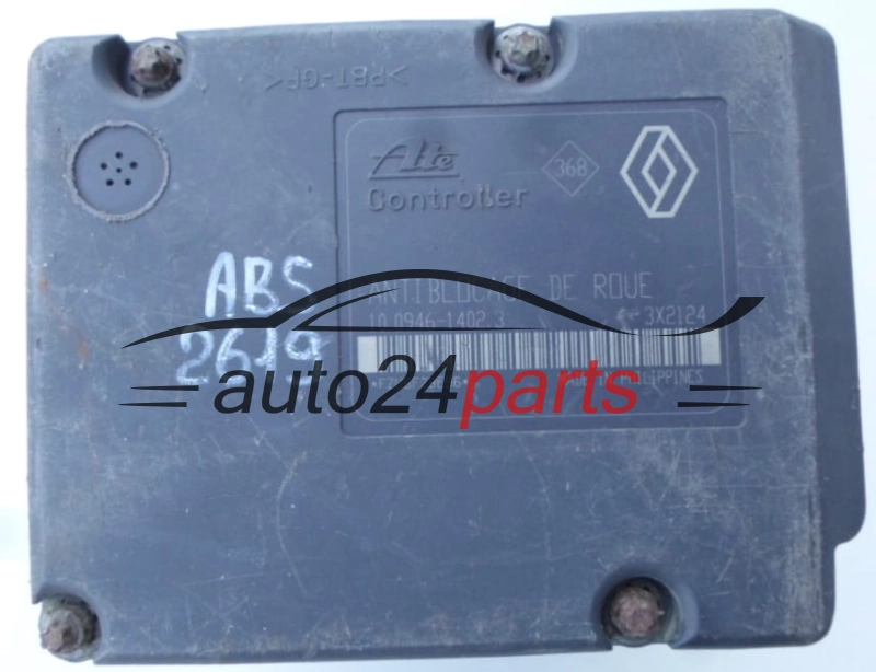 ABS POMPA I STEROWNIK RENAULT LAGUNA 7700 424 520, 7700424520, 56TE2AAY2, ATE 10.0204-0161.4, 10020401614, 10.0946-1402.3, 10094614023