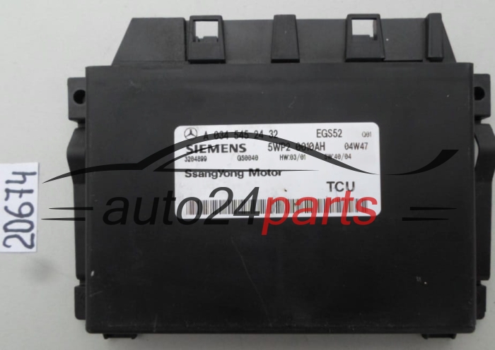 Ecu Caja de cambios automática SSANGYONG RODIUS A 034 545 24 32, A0345452432, 5WP2 0010AH, 5WP20010AH