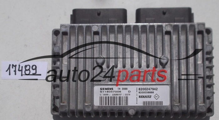 GETRIEBESTEUERGERÄT GETRIBESTEUERUNG RENAULT SCENIC 1.6 16V SIEMENS S118057006 D,  8200247942, 8200038888