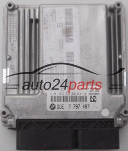MOTORSTEUERGERÄT ECU STEUERGERÄT BMW E87 120 2.0 DIESEL BOSCH 0281012334, 0 281 012 334, DDE 7797497, DDE7797497, 7 797 497, 1039S08306