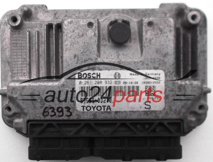 KOMPUTER STEROWNIK SILNIKA TOYOTA YARIS 1.0 BOSCH 0 261 208 932, 0261208932, 89661-0D270, 896610D270