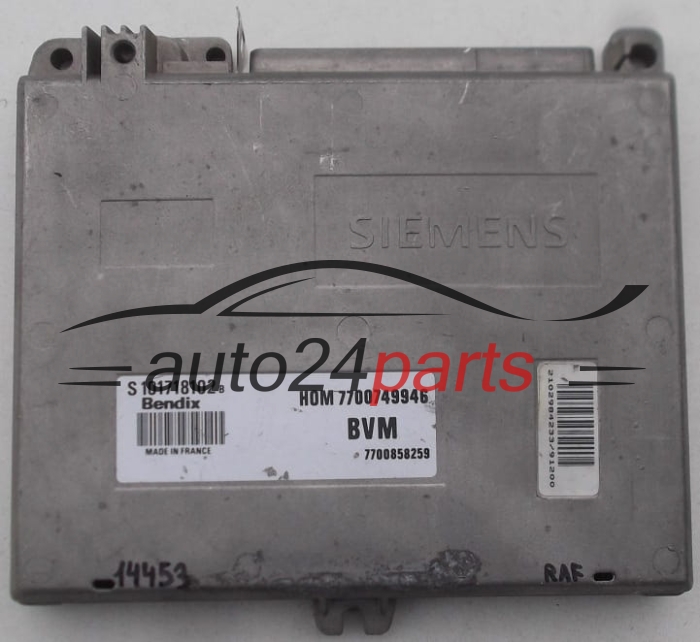 KOMPUTER STEROWNIK SILNIKA RENAULT CLIO BENDIX S101718102 B