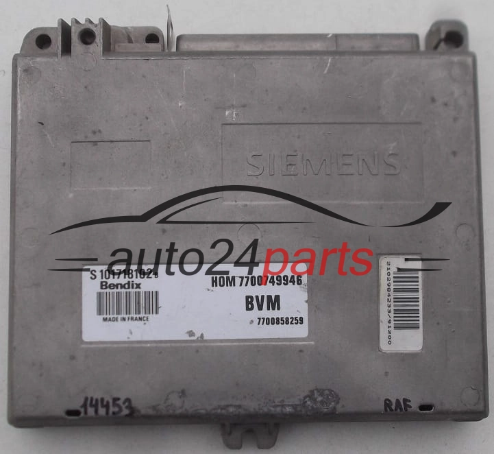 KOMPUTER STEROWNIK SILNIKA RENAULT CLIO BENDIX S101718102 B