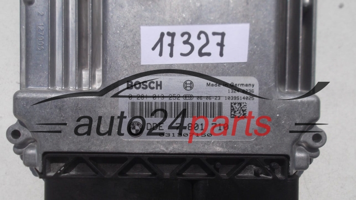 MOTORSTEUERGERÄT ECU STEUERGERÄT BMW E90 2.0 D BOSCH 0 281 013 252, 0281013252, DDE 7 801 710, DDE7801710, 7801710