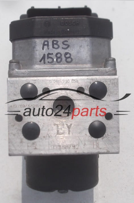 ABS HYDRAULIK-AGGREGAT MIT STEUERGERAET OPEL MERIVA 1.7 CDTI BOSCH 0 265 220 658