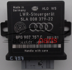 STEROWNIK MODUL ŚWIATEŁ VOLKSWAGEN AUDI 8P0 907 357 C / 8P0907357C / 5LA 008 379-22 / 5LA00837922 - C757