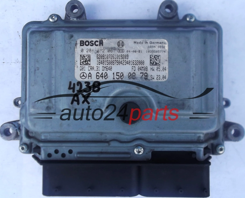 KOMPUTER STEROWNIK SILNIKA MERCEDES W169 A200 2.0 CDI A6401500879