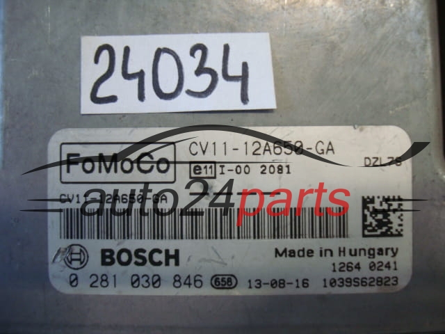 KOMPUTER STEROWNIK SILNIKA FORD BOSCH 0 281 030 846, 0281030846, CV11-12A650-GA, CV1112A650GA
