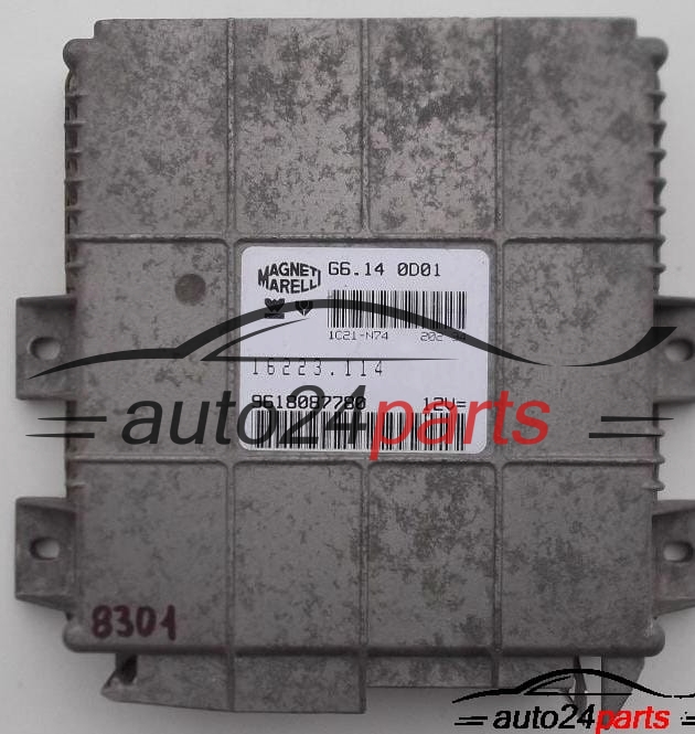 MOTORSTEUERGERÄT ECU STEUERGERAT PEUGEOT 306 1.4 9618087780