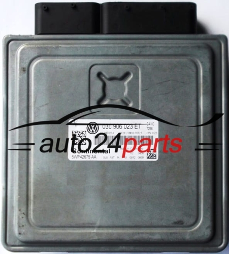 ECU CENTRALITA DE MOTOR VW VOLKSWAGEN TOURAN 1.6 TDI CONTINENTAL 5WP42675AA, 03L906023ET