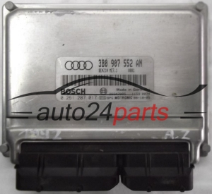 MOTORSTEUERGERÄT ECU STEUERGERAT AUDI A6 2.4 AML 3B0907552AN, 3B0 907 552 AN, BOSCH 0261207017, 0 261 207 017 BENZIN ME7.1 0001 