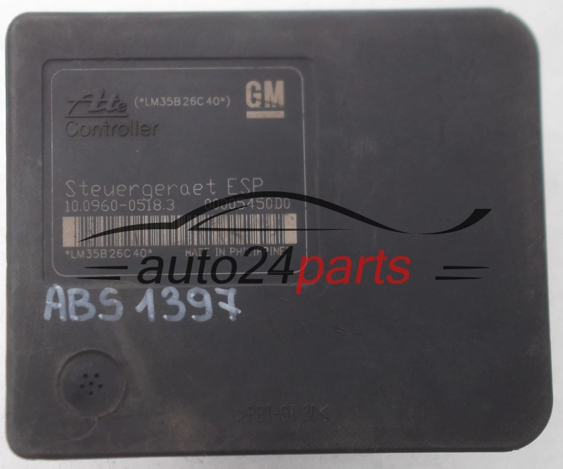 ABS POMPA I STEROWNIK OPEL  GM 13 157 578, 13157578, ATE 10.0206-0128.4, 10020601284, 10.0960-0518.3, 10096005183 