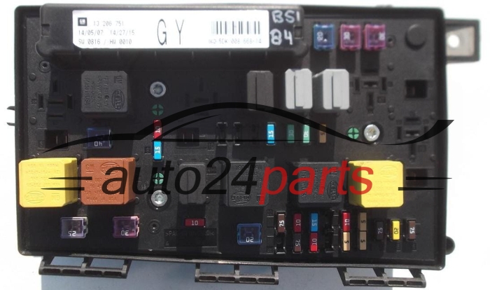 ELEKTRISCHER KASTEN SICHERUNGKASTEN SICHERUNG UND RELAIS STROMKASTEN RELAISKASTEN OPEL ASTRA H GM 13 206 751 GY, 13206751 GY, HELLA 5DK 008 668-14, 5DK00866814