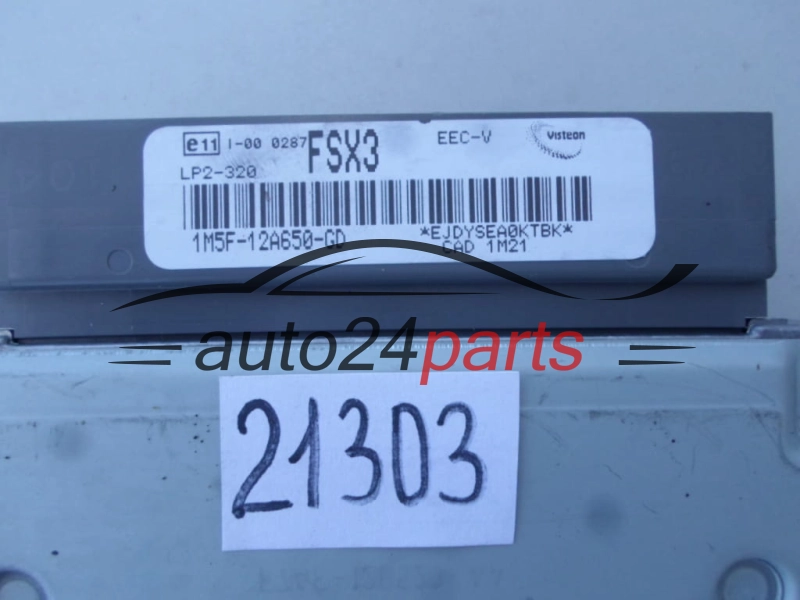KOMPUTER STEROWNIK SILNIKA FORD FOCUS 1.6, VISTEON 1M5F-12A650-GD, 1M5F12A650GD, FSX3, LP2-320