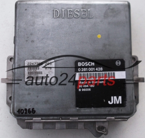  CALCULATEUR MOTEUR OPEL OMEGA 2.5 TDS, BOSCH 0 281 001 428, 0281001428, 90 494 180, 90494180 