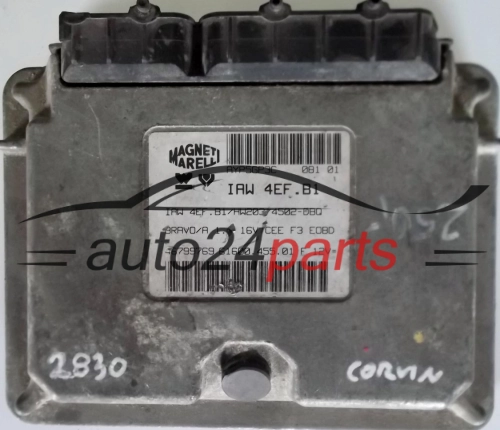 KOMPUTER STEROWNIK SILNIKA FIAT BRAVA BRAVO 1.6 46799769 61600.455.01 F 6160045501 IAW 4EF.B1, IAW4EFB1, IAW 4EF.B1/HW203/4502-DBQ - 2830, 8518, 8556