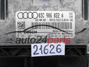VW VOLKSWAGEN BOSCH 0 261 201 925, 0261201925, 03C 906 022 A, 03C906022A, MED17.5.20 