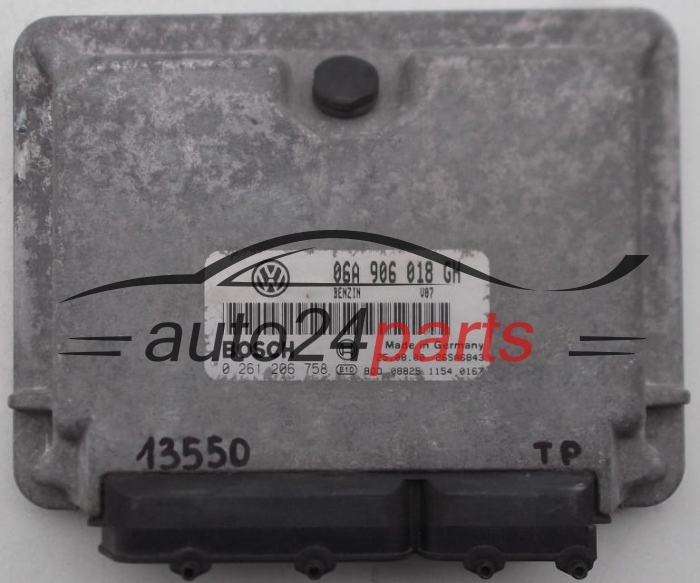 KOMPUTER STEROWNIK SILNIKA VOLKSWAGEN SKODA BOSCH 0 261 206 758, 0261206758, 06A 906 018 GH, 06A906018GH