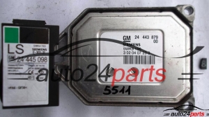 CENTRALITA DE MOTOR OPEL ASTRA CORSA ZAFIRA 1.8 Z18XE 24443879, 24 443 879, SIEMENS 5WK9196, 5WK9 196, 6235023, 62 35 023