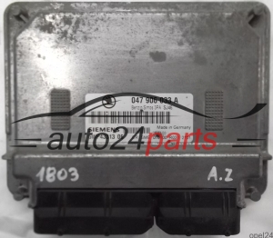 CALCULATEUR MOTEUR SKODA FABIA 1.4 MPI AME 047 906 033 A, 047906033A, SIEMENS 5WP43313 06, BENZIN SIMOS 3PA SJ46 
