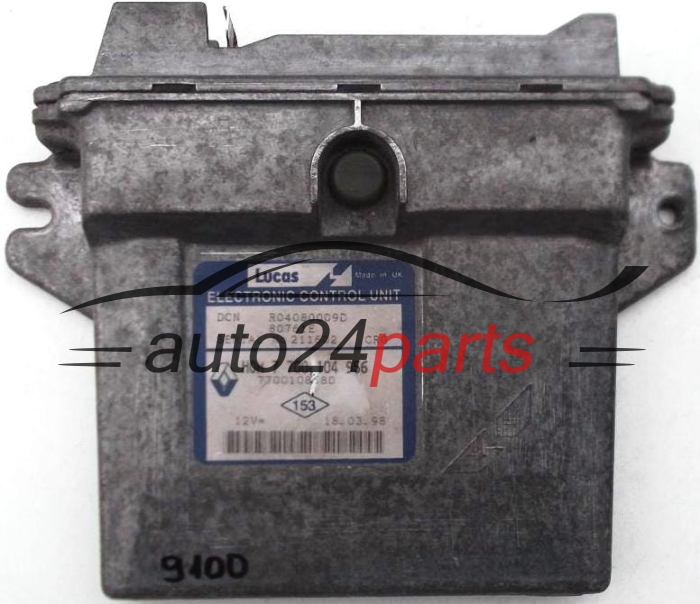 KOMPUTER STEROWNIK SILNIKA RENAULT KANGO 1.9 DIESEL DCN R04080012H 80759K 7700111206 HOM7700104956, HOM 7 700 104 956